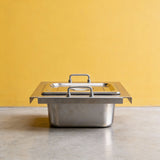 PJ5 304 Food Grade Stainless Steel Fryer Pot/ Cooking Pot with Lid Anti Rust