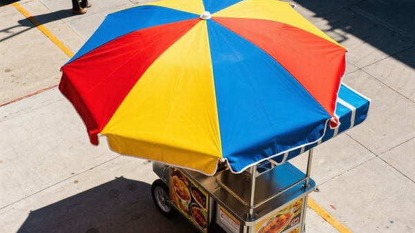 X Food Cart Umbrella
