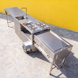FC100 Street Vending Mobile Telescopic Foldable Food Cart For Sales