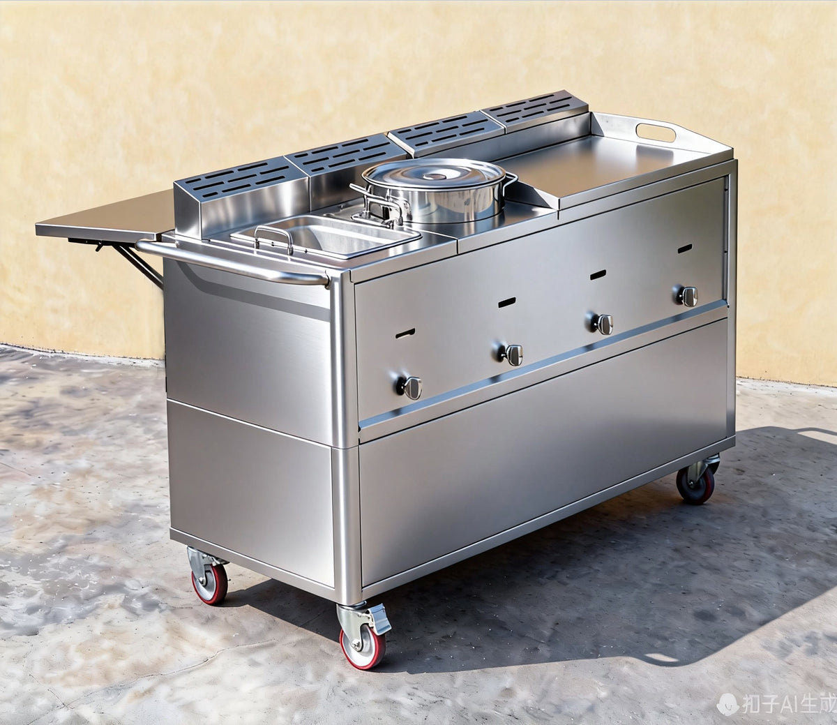 FC85 Food Cart-pro Classic Food Cart Cuisine Trailer for Sale Near Me