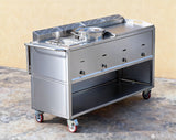 FC86 Food Cart Classic Food Cart Cuisine Trailer Catering Wedding Food Cart Street Food Business