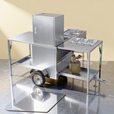 FC97 Food Cart Innovative Professional Street Food Cart Easily Set Up Cuisine Trailer Festival Catering Cart Business